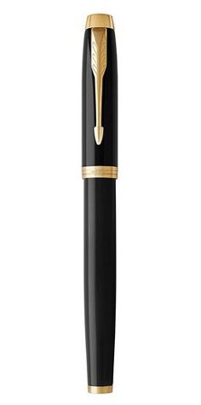 PARKER Rollerball IM Black Lacquer F Schwarz