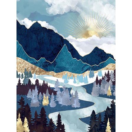 Diamond Painting , Diamantkonstsatser För Vuxna, Abstrakt Färg