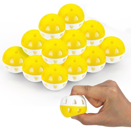 20-pakning slitesterke treningsgolfballer, godt synlige baller med begrenset flyvning for innendørs/utendørs trening, slitesterk golftrening A