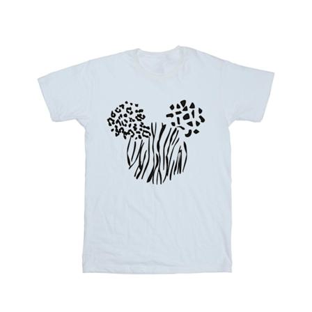 Disney Girls Mickey Mouse Animal Cotton T-Shirt 12-13 År Vit White 12-13 Years
