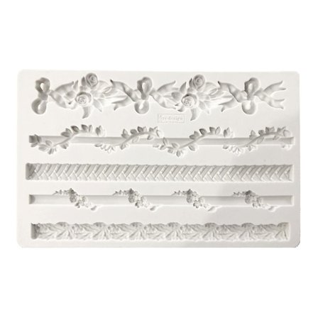 Reliefikuvio Vintage Silikoni Fondant Muotti Koristeluun Pitsi Kukka Reuna