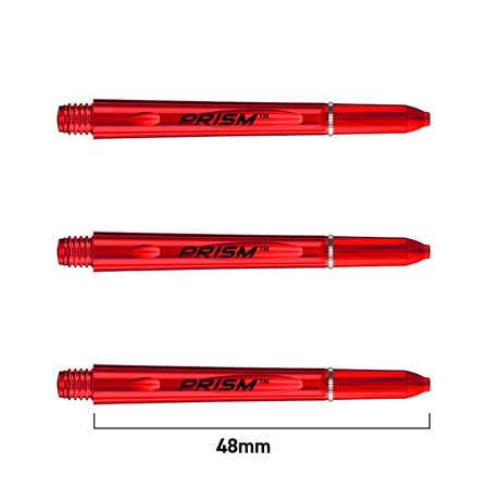 Ejes de policarbonato Winmau Prism 1.0 | Winmau.com Mediano / Rojo