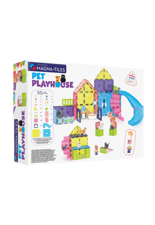 Magna-Tiles Djurlekland 50 delar Byggsatser Unisex ONESIZE