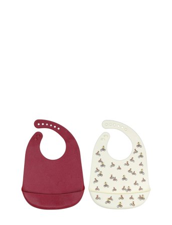 Rätt Start | Lotta On Troublemaker Street, Bibs In Silicon, 2-Pack | ONE SIZE