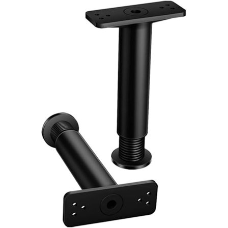 2 kpl (Musta, 15-25 cm) Säädettävät Sängynjalat, Metallihuonekalut