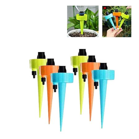 Plante selvvanning pigger, selvvanning for planter, automatisk plantevanning konstant dryppvanning, langsom frigjøring tilfeldig farge
