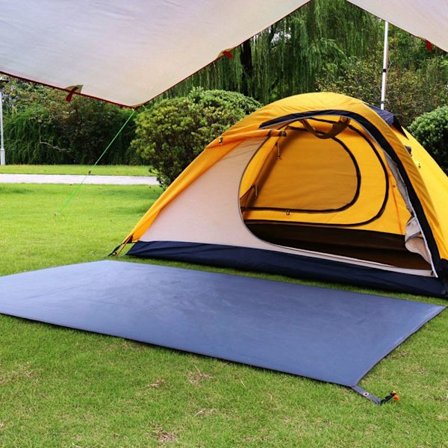 Vattentät tältmatta Ultralätta ficktält SVART 90X210CM6 6 Black 90x210cm6-6