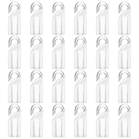 24 stk. lodrette persienner stangspids krog stangspids krog ærme stangspids hætte (2.5X1.2CM, som vist på billedet)