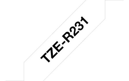 Brother TZe-R231 - båndtape - 1 kassett(er) - Rull (1,2 cm x 4 m)