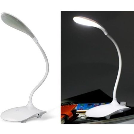 Vinsic 3-Nivåers USB Touch LED Skrivbordslampa - Vit - Metall, Plast - Inomhus - Elektrisk