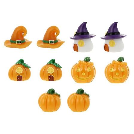 10 kpl Halloween-kohtausasetelma Halloween-koristeluihin