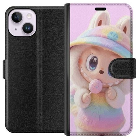 Kompatibel Tegnebogsetui til Apple iPhone 14 Monster kanin dukke vinyl figur sjove udtryk