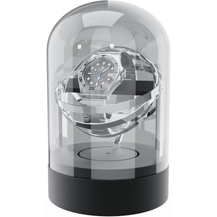 Clock Winder Glass Cup Silent Luxury Clock Box