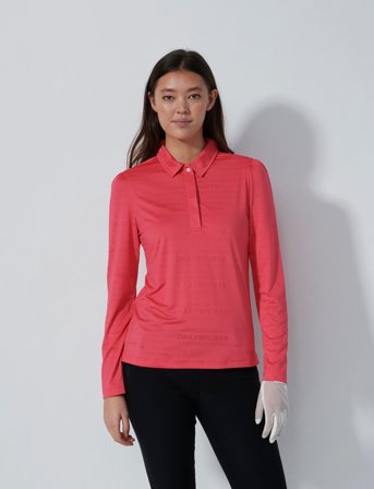 Daily Sports Passion Ls Polo Shirt - Pink - XS
