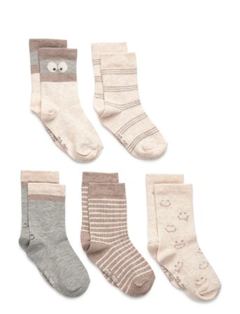 Minymo | Socks W. Pattern (5-Pack) | 15 8
