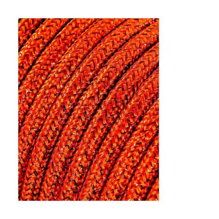 Kabel Edm 2 X 0,75 Mm Brun Textil 5 M