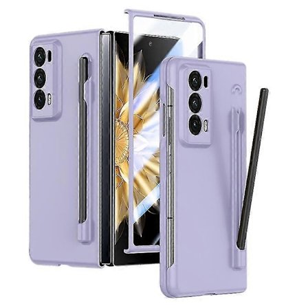 For Honor Magic V2 5G Skin-touch telefoncover med hærdet glasfilm og stylus