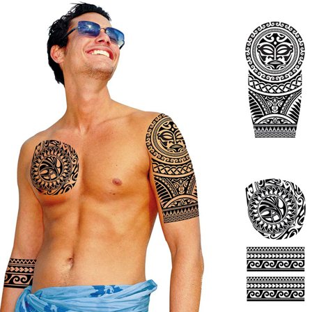 Puolipysyvät Tatuoinnit Mustat