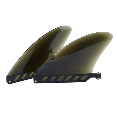 4,6 tum Soft Flex Sup Center Fin White Water Fin For Air Sup L