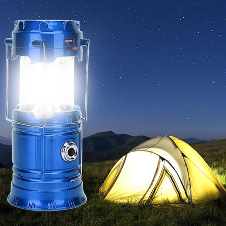 Bærbar LED-campinglanterne - Ultra Bright USB-oppladbar Sola