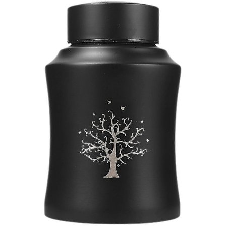 Urne for kjæledyr i rustfritt stål, kremasjonsurne for hund og katt, minneurne for aske