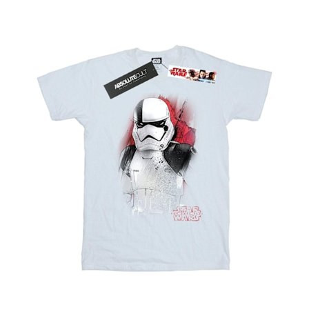 Star Wars Boys The Last Jedi Stormtrooper Borstad T-shirt 5-6 år