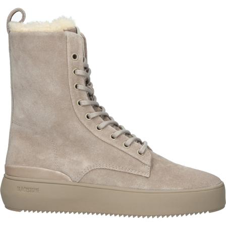Blackstone Nora - Yl67 Weathered Teak - Laarzen , Beige , Dames , Maat: 39 EU Veterschoenen