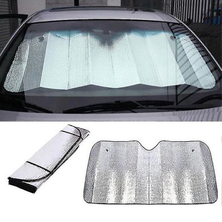 Standard frontrute solskjerm for bil, solskjerm, solskjerm, 140 x 70 cm Z36585