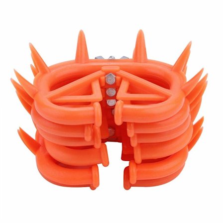 10 stk. Plastik Ko Næseringe