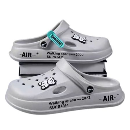 Miesten kevyet ja tuuletetut Silloth-sandaalit - harmaa (40-41)