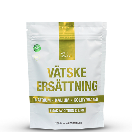 WellAware Vätskeersättning Citron/Lime 200 g