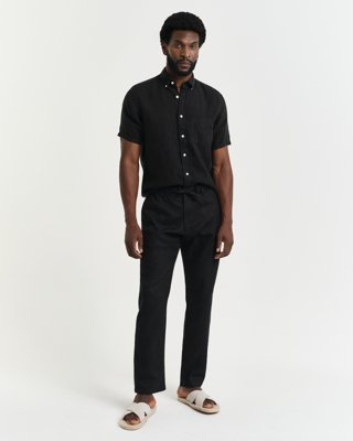 GANT - Linbukser med snøring til herre black