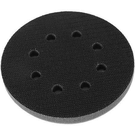 Interface Pad Blød Svampepude kompatibel med Wafer Slibning, Diameter 125mm (8 huller)