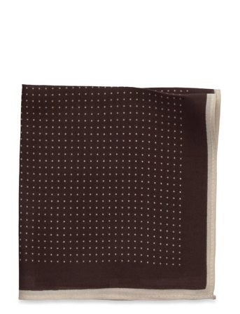 Hankie With Dots Brown Lindbergh Black