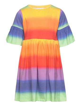 Chasity Dresses & Skirts Dresses Casual Dresses Short-sleeved Casual Dresses Multi/mønstret Molo*Betinget Tilbud