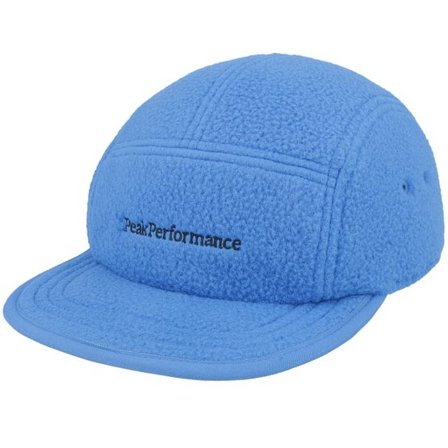 Peak Performance - Blå 5panel Keps - Fleece Cap Azure Ascent 5-Panel @ Hatstore