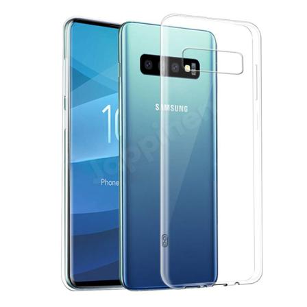 Skyddande Silikonskal - Samsung Galaxy S10 Plus Transparent/genomskinlig