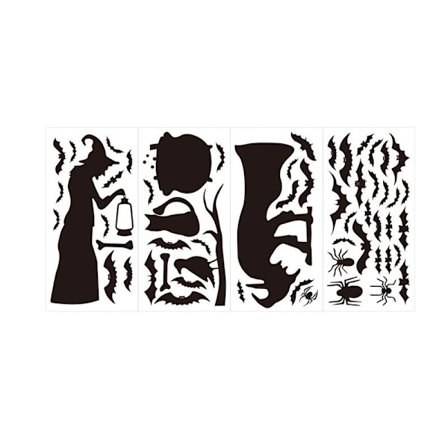 Häxkonstmedicin, Halloween-klistermärke, burk, vardagsrum, sovrum