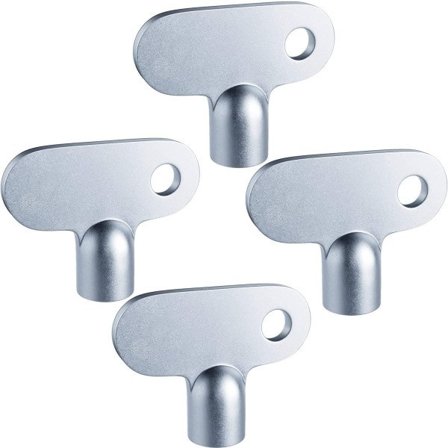 Radiatorrengjøringsnøkkel, 4-delt radiatorventil