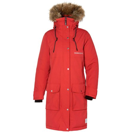 Didriksons Calla Women's Parka Women synthetic-lined parkas Red 36