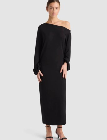 Residus Giovanna Dress - Black - XL