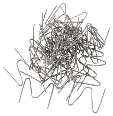 PELA 554166 Klammer till plastsvets, 0,6 mm, typ M, 50-pack, Svets