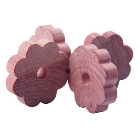 20 Pak Cedartræringe, Cedarblokke, Naturlige Hængere til Skabe og Skuffer, Tøjopbevaringsbeskytter