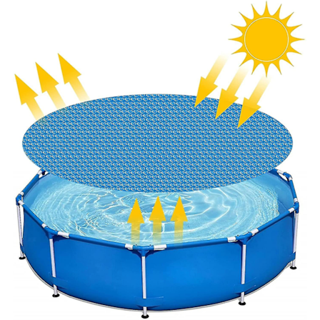 Swimmingpool varmeisolering film rund swimmingpool cover elsker varmeisolering film 152cm