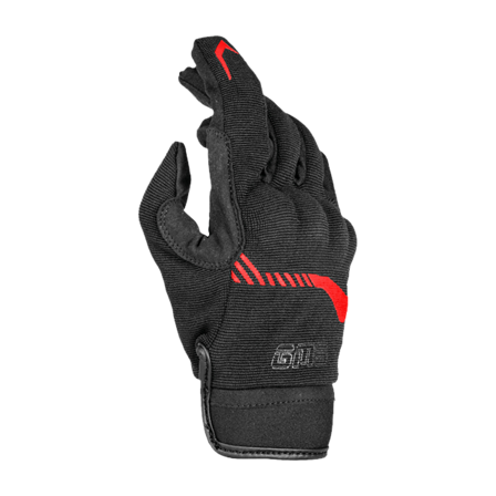 GMS Jet-City Motorcycle Gloves Black/Red XL