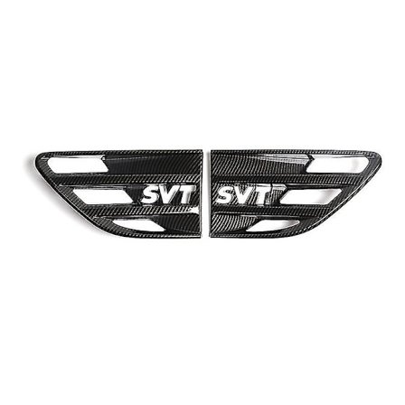 Grill Luftutlopp Vent Trim Cover Trim för 2009-2014 Tillbehör (ABS Kolfiber)