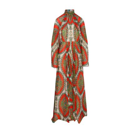 Etro Maxi Klänning röd, Dam, Dam, Storlek: XS