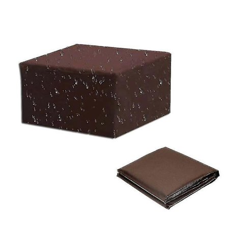 Vattentät cover för trädgårdsmöbler för utemöbler utomhus rotting bord kub stolsöverdrag (250*250*90cm)