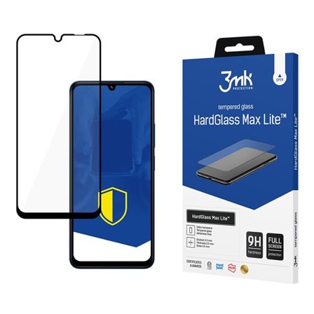 3mk HardGlass Max Lite sort hærdet glas til Xiaomi Redmi 14C / Xiaomi Poco C75 / Xiaomi Redmi A4 5G