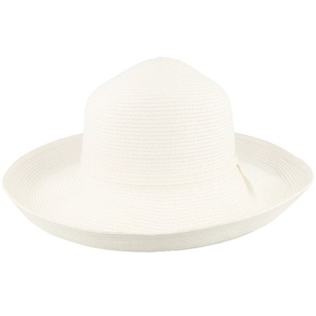 Sur la tête - White sunhat Sombrero - Womens Traveller Packable White Sun Hat @ Hatstore